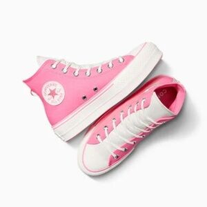 Converse Pink High-Top Shoes